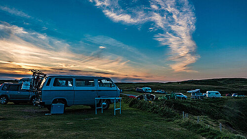 Campervans in the Highlands