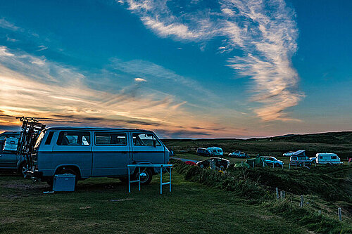 Campervans in the Highlands